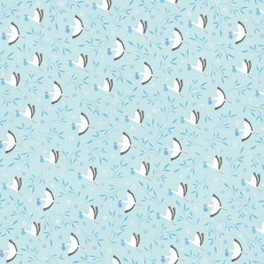 Blue Storks Flat Wrap - Bimbo Concept