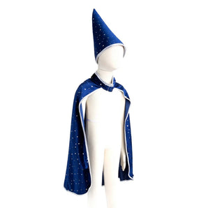Blue Wizard Cape with Hat - Bimbo Concept