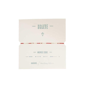 Brave Morse Code Bracelet - Bimbo Concept