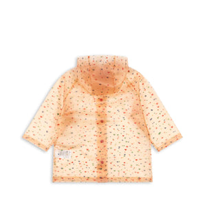 Brume Glitter Raincoat - Multi Heart - Bimbo Concept