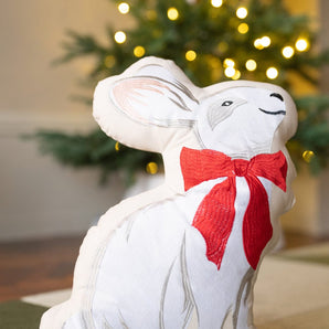 Christmas Shaped Cushion - Bunny - Bimbo Concept