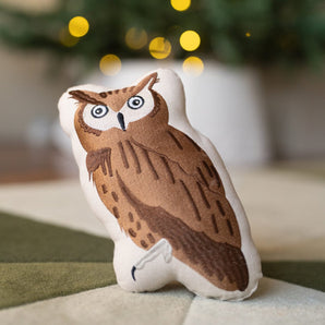 Christmas Shaped Cushion - Owl - Bimbo Concept
