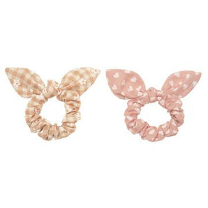 Daisy Gingham Bunny Ears Scrunchies - Bimbo Concept