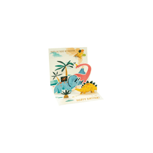 Dinosaurs Layered Birthday Card - Bimbo Concept