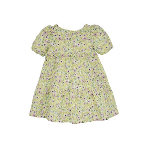 Dress Yellow Background Back Bow - Bimbo Concept