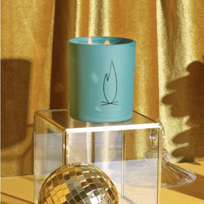 Fireplace Vert Deco Holiday Candle - Bimbo Concept
