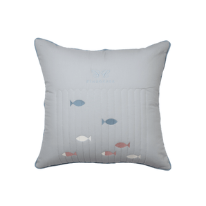 Fish Dance Organic Cotton Cushion Cover - Bimbo Concept