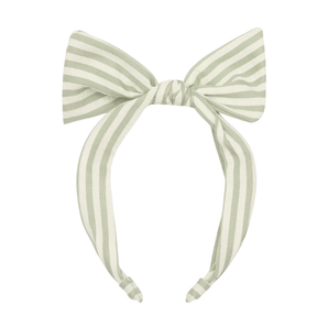 Green Stripy Tie Headband - Bimbo Concept