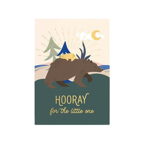 Hooray for the Little One Postcard - Bimbo Concept
