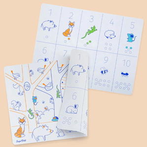 Tablemat Set + 3 Markers - Numbers