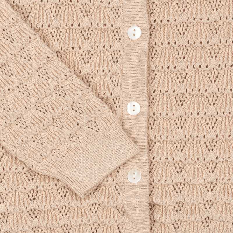 Iris Knit Cardigan - Powder Puff