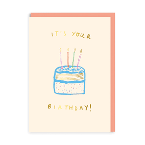 It's Your Birthday Cake Greeting Card - Bimbo Concept