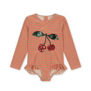 Jade Ls Swimsuit - Glitter Stripe - Bimbo Concept