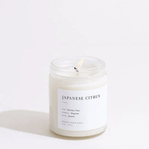 Japanese Citrus Minimalist Candle - Bimbo Concept