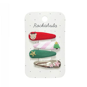 Jolly Christmas Embroidered Clip Set - Bimbo Concept