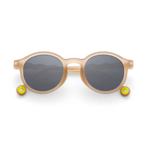 Junior+ Oval Sunglasses - Sand Beige - Bimbo Concept