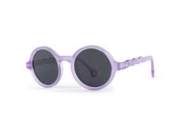 Kids Round Sunglasses - Purple Coral - Bimbo Concept