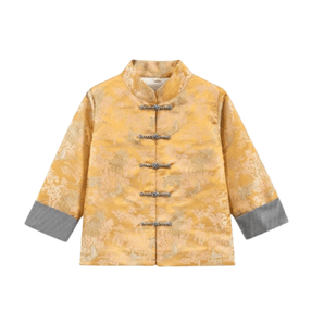 Kung Fu Jacket - Gold Pattern - Bimbo Concept
