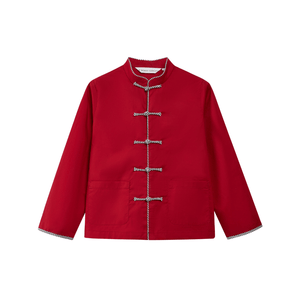 Kung Fu Shirt - Burgundy - Bimbo Concept