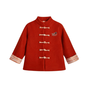 Kung Fu Winter Jacket - Dragon - RED - Bimbo Concept