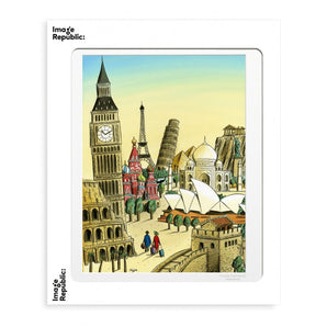 Loustal Paradis Pour Touristes 40X50 CM - Bimbo Concept