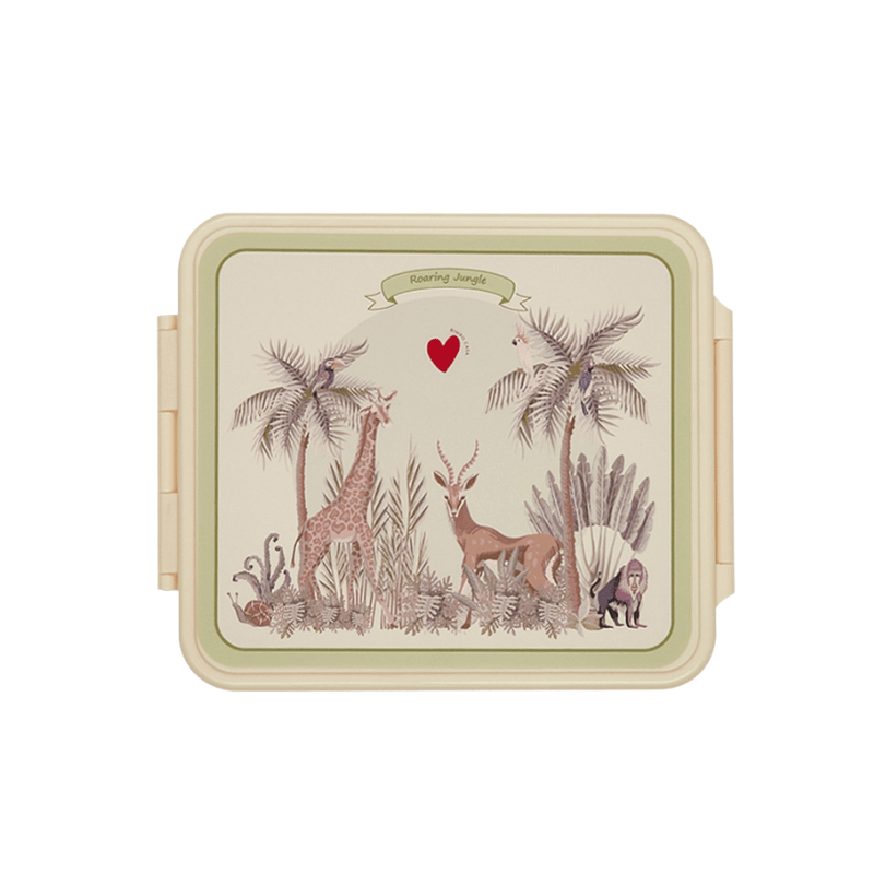 Roaring Jungle Lunch Box with thermal food jar