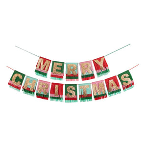 Merry Christmas Fringe Garland - Bimbo Concept