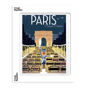 Monsieur Z Paris Champs Elysees 40X50 CM - Bimbo Concept