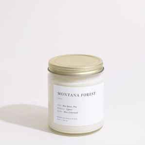 Montana Forest Minimalist Candle - Bimbo Concept