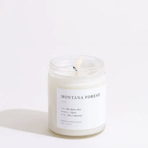 Montana Forest Minimalist Candle - Bimbo Concept
