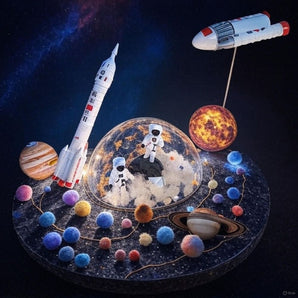 Moon Rover Model STEM Workshop + Playroom (age 5 - 8 years) - Bimbo Concept