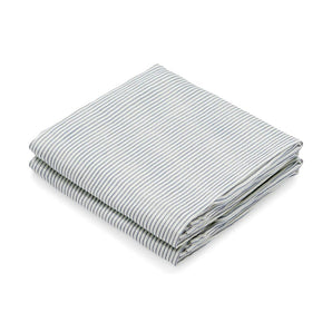 Muslin Cloth, Printed, 2 - pack - GOTS Classic Stripes Blue - Bimbo Concept