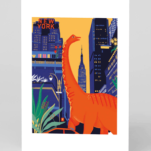 New York Greeting Card - Bimbo Concept