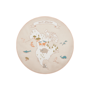 North America Round Cushion Cover with filler - Bimbo Concept