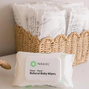 Parasol Clear+Pure Natural Baby Wipes Bag - Bimbo Concept