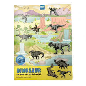 Prehistoric Land Reusable Stickers And Scenes - Bimbo Concept