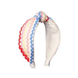 Ric Rac Rainbow Knotted Headband - Bimbo Concept