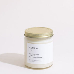 Santal Minimalist Candle - Bimbo Concept
