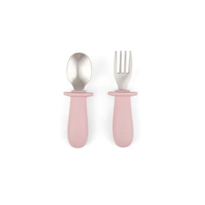 Seashell Baby Fork and Spoon - Pink - Bimbo Concept