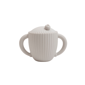 Seashell Cup with Lid - Sand - Bimbo Concept