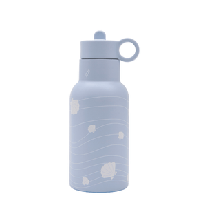 Seashell Insulated Drinking Bottle 350ML - Blue - Bimbo Concept