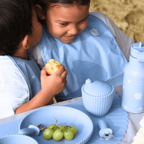 Seashell Mealtime Essential Set - Blue - Bimbo Concept