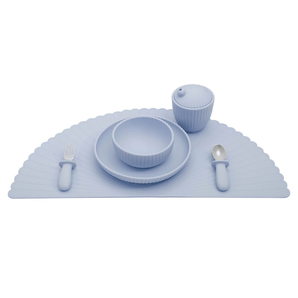 Seashell Mealtime Premium Set - Blue - Bimbo Concept