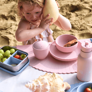 Seashell Mealtime Premium Set - Pink - Bimbo Concept