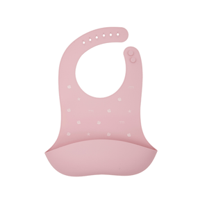Seashell Silicone Bib - Pink - Bimbo Concept