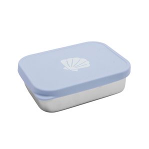 Seashell Silicone Lunch Box - Blue - Bimbo Concept