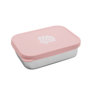 Seashell Silicone Lunch Box - Pink - Bimbo Concept