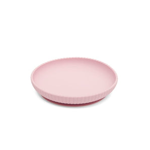 Seashell Silicone Plate With Suction - Pink - Bimbo Concept
