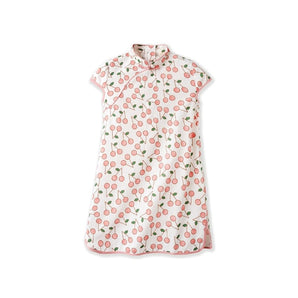 Short Sleeve CheongSam - Cute Cherry - Bimbo Concept
