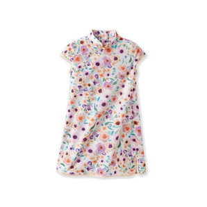 Short Sleeve CheongSam - Spring Floral - Bimbo Concept